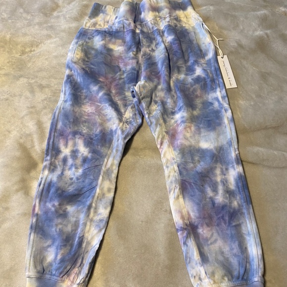 NWT YOUNG FABULOUS & BROKE Blue Tie Dye Jogger OLLIE Pants w/pockets Siz… - Picture 4 of 4